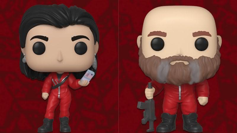 Novos bonecos de La Casa de Papel - Divulgação/Funko