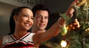 Cory e Naya em cena de Glee - Reprodução/Fox