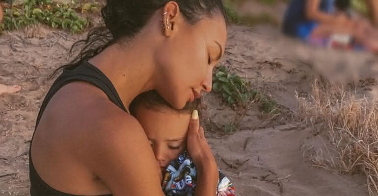 Naya Rivera e o filho, Josey Hollis, em foto publicada nas redes sociais da atriz - nayarivera/Instagram