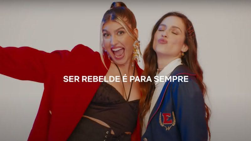 Giovanna Grigio e Sophia Abrahao participaram de diferentes versões de "Rebelde" - (Reprodução/Netflix)