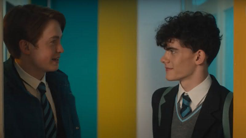 Kit Connor e Joe Locke são Nick e Charlie em "Heartstopper" - Reprodução/Netflix