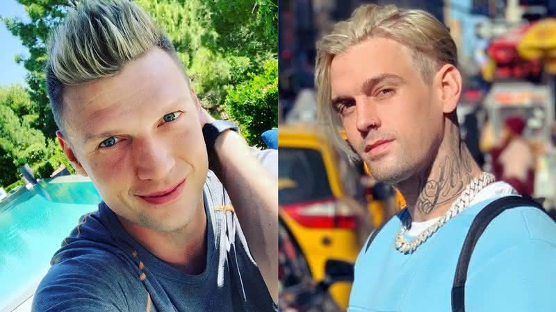 Ncik Carter e Aaron Carter - Reprodução/Instagram