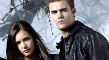 Nina Dobrev e Paul Wesley na série - Divulgação/CW