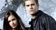 Nina Dobrev e Paul Wesley na série - Divulgação/CW