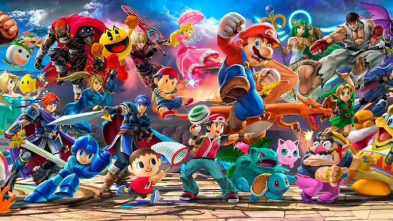 Personagens de Super Smash Bros, game da Nintendo - Divulgação/Nintendo