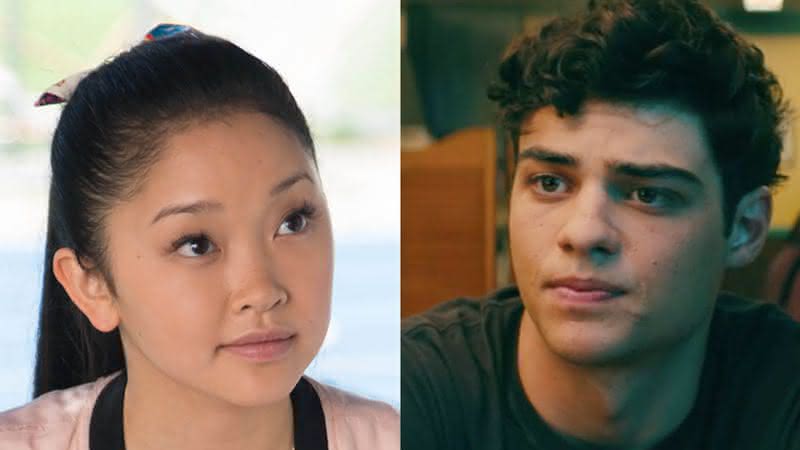 Lana Condor e Noah Centineo em cenas de Para Todos os Garotos que Já Amei - Netflix