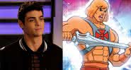 Noah Centineo e He-Man - Divulgação/Netflix/NBC