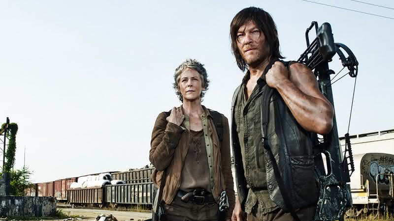 Daryl e carol em cena da série - Divulgação/AMC