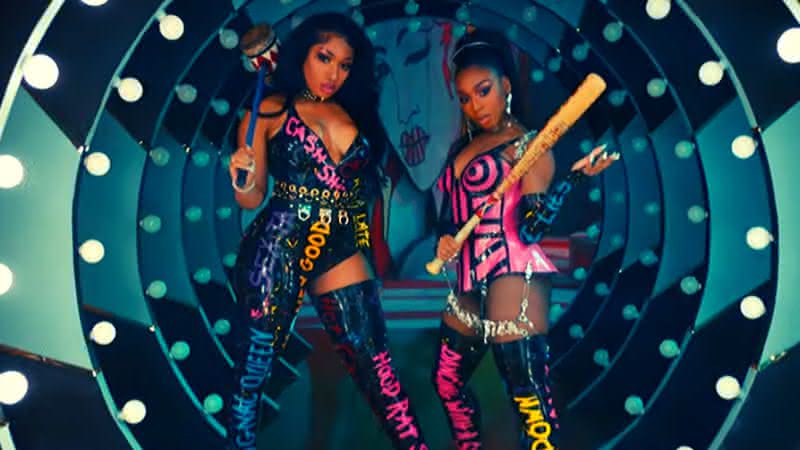 Megan Thee Stallion e Normani no clipe de Diamonds - Reprodução/YouTube