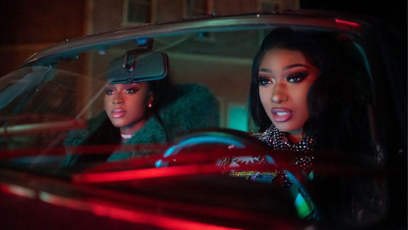 Megan e Normani nas gravações do clipe oficial - Divulgação/Instagram