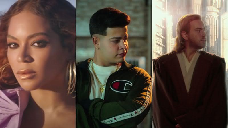 Novo single de "Beyoncé"; trailer de "Sintonia"; e mais notícias do dia - Divulgação/YouTube/Netflix/LucasFilm