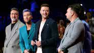 *NSYNC, que se reuniu no MTV Video Music Awards deste ano, anunciou uma nova música, "Better Place", para a trilha sonora de "Trolls 3" - Mike Coppola/Getty Images for MTV
