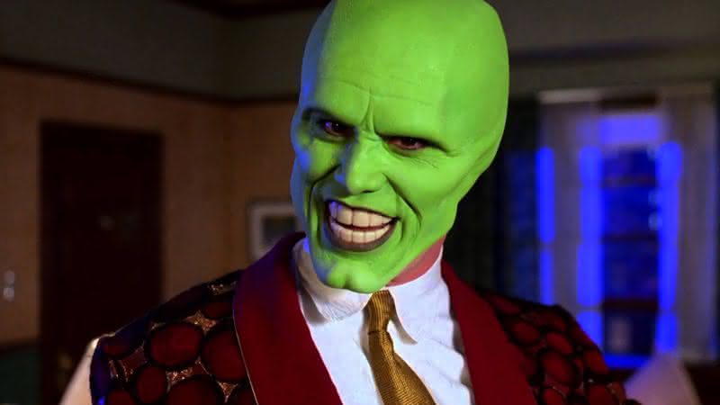 Jim Carrey em O Máskara, de 1994 - Warner