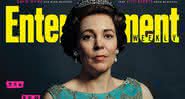 Olivia Colman como a Rainha Elizabeth II. Crédito: Reprodução/Entertainment Weekly