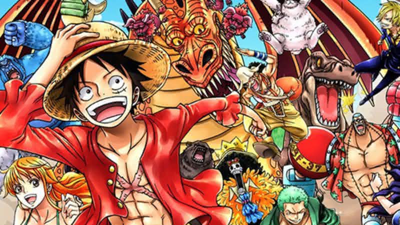 Personagens de One Piece em pôster - Divulgação/Toei Animation