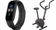 Bicicleta ergométrica, kit de elásticos, smartband e mais: 8 itens para a hora do exercício físico - Reprodução/Amazon