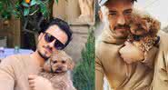 Orlando Bloom e seu cachorro, Mighty - Reprodução/Instagram