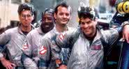 Harold Ramis, Ernie Hudson, Bill Murray e Dan Aykroyd em Os Caça-Fantasmas (1984) - Divulgação