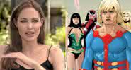 Angelina Jolie é uma das protagonistas de Os Eternos - YouTube/Marvel Comics