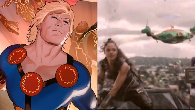 Antes de estrear no Universo Cinematográfico da Marvel, Os Eternos teve uma menção em Thor: Ragnarok - Marvel