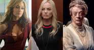 Jennifer Lopez em As Golpistas, Margot Robbie em O Escândalo e Maggie Smith em Downton Abbey - Annapurna/Everyman Pictures/Carnival