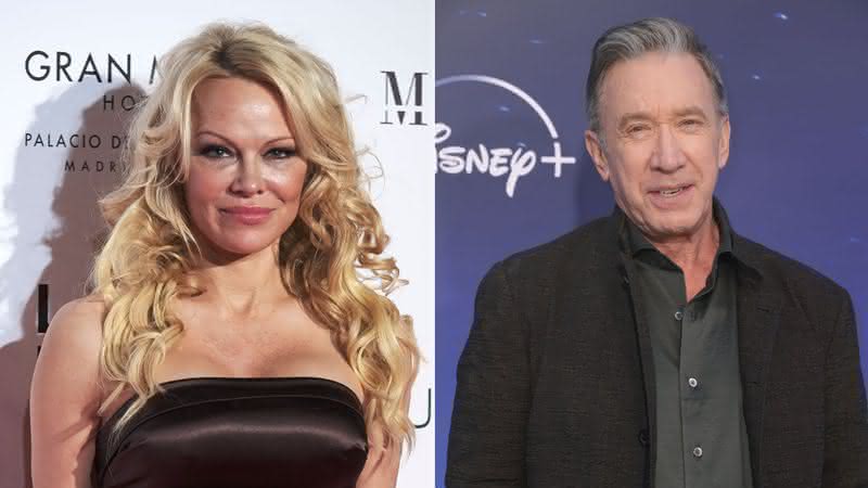 Pamela Anderson diz que Tim Allen mostrou pênis a ela durante gravações de série - Divulgação/Getty Images: Carlos Alvarez/Momodu Mansaray