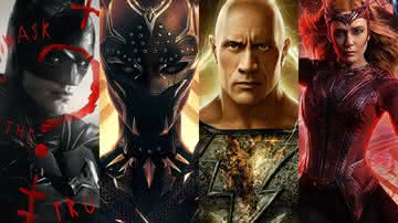 "Batman", "Pantera Negra: Wakanda Para Sempre" e mais: qual foi o melhor filme de super-heróis do ano? Vote no seu favorito! - Divulgação/Warner Bros. Pictures/Marvel Studios