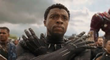 Chadwick Boseman como Pantera Negra - Divulgação/Marvel