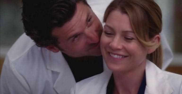 Ellen Pompeo e Patrick Dempsey formaram um casal em "Grey's Anatomy" - Reprodução/ABC