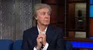 Paul McCartney em entrevista a Stephen Colbert - Reprodução/YouTube