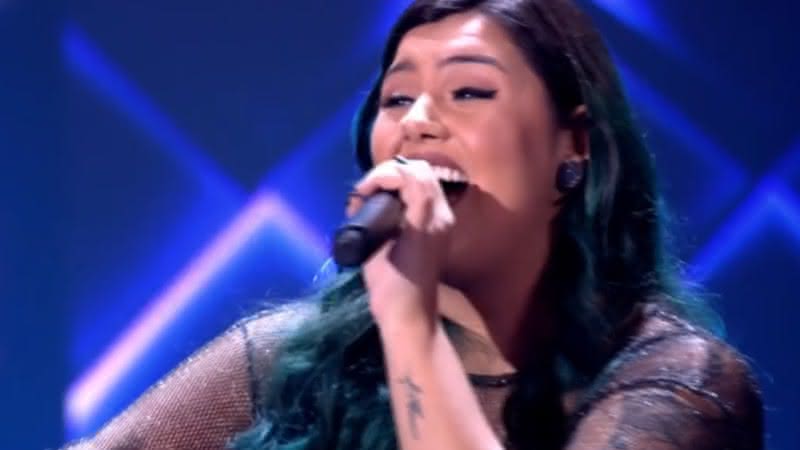 Paula Araujo em apresentação no 'The Voice Brasil' - Reprodução/TV Globo