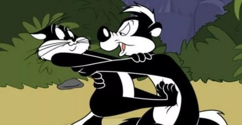 Pepé Le Pew, dos Looney Tunes, foi acusado de "normalizar a cultura do estupro" e cortado de "Space Jam: O Novo Legado" - Reprodução/Warner Bros.