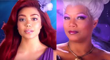 Auli'i Cravalho e Queen Latifah - Reprodução/YouTube