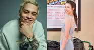 Pete Davidson e Margaret Qualley - Reprodução/Instagram