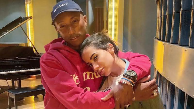 Pharrell Williams e Anitta - Instagram