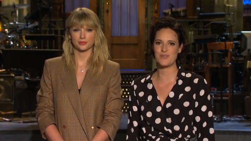 Phoebe Waller-Bridge e Taylor Swift - Reprodução/YouTube