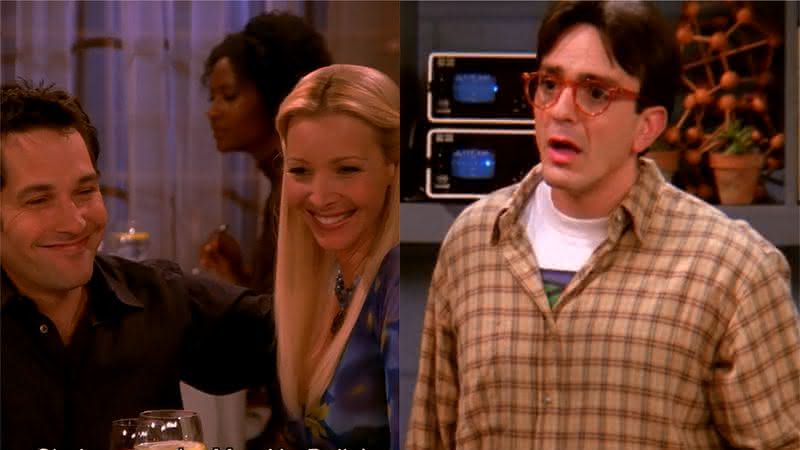 Phoebe (Lisa Kudrow) se casou com Mike (Paul Rudd) no final da série, mas quase ficou com David (Hank Azaria, à direita) - YouTube