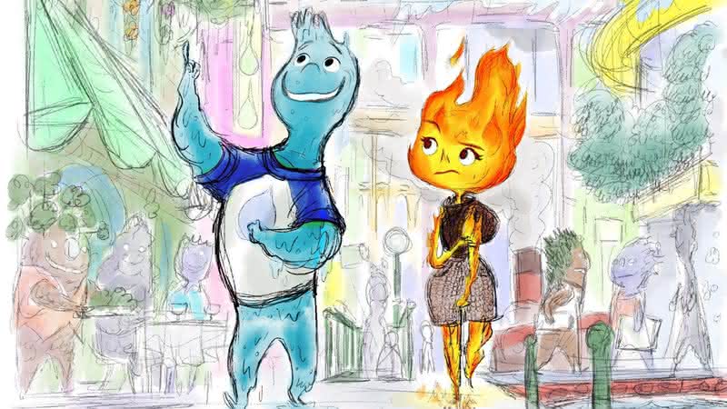 Pixar anuncia "Elemental", animação do mesmo diretor de "O Bom Dinossauro" - Divulgação/Pixar