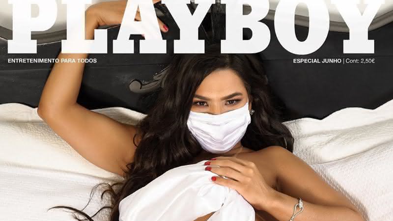 Raissa Barbosa na capa da Playboy Portugal - Divulgação/Playboy