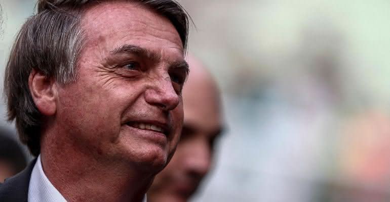 Presidente Bolsonaro durante partida de futebol em julho de 2019 - Miguel Schincariol/Getty Images