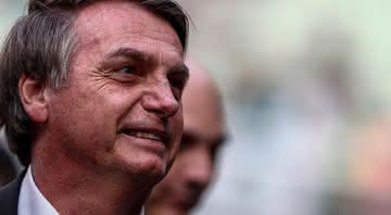 Presidente Bolsonaro durante partida de futebol em julho de 2019 - Miguel Schincariol/Getty Images