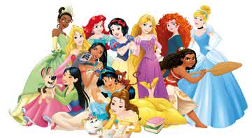 As princesas da Disney reunidas em montagem - Divulgação