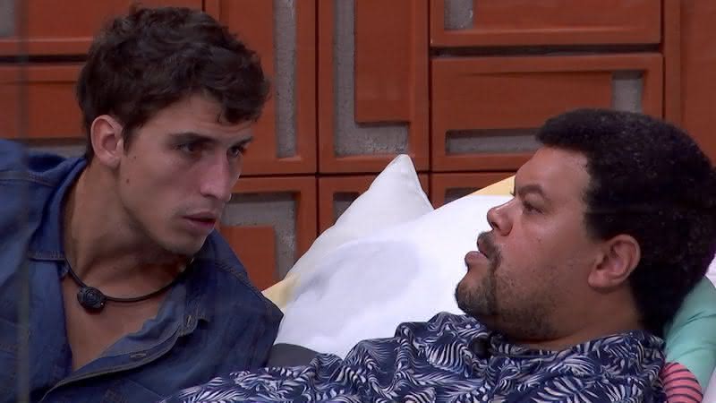 Felipe Prior e Babu Santana no Big Brother Brasil 20 - Gshow