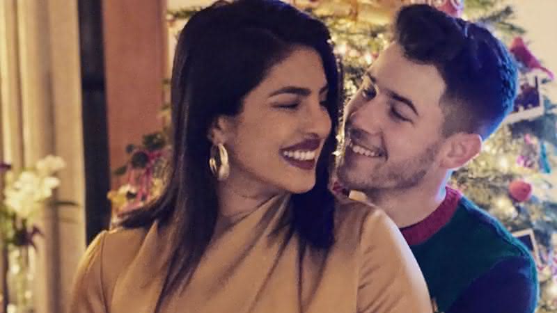 Priyanka Chopra e Nick Jonas em foto publicada no perfil do cantor - Instagram