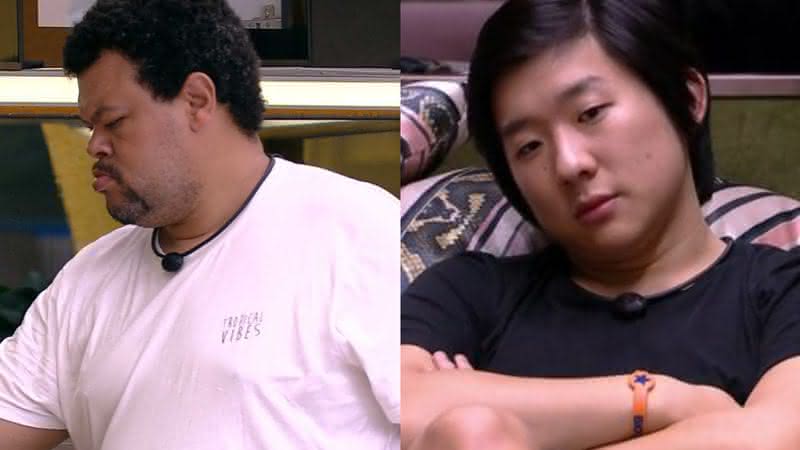 Babu Santana e Pyong na casa do BBB20 - Globoplay