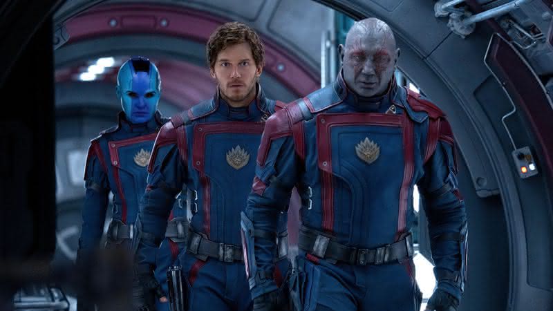 Filme é o último do diretor James Gunn no estúdio, e marca fim da franquia que introduziu Peter Quill e sua equipe no MCU. - Reprodução/Marvel Studios