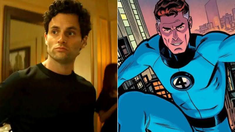 "Quarteto Fantástico": Penn Badgley é cotado para viver Reed Richards em filme, apontam rumores - Divulgação/Netflix/Marvel Comics