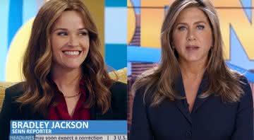 Reese Witherspoon e Jennifer Aniston em The Morning Show. Crédito: Reprodução/YouTube