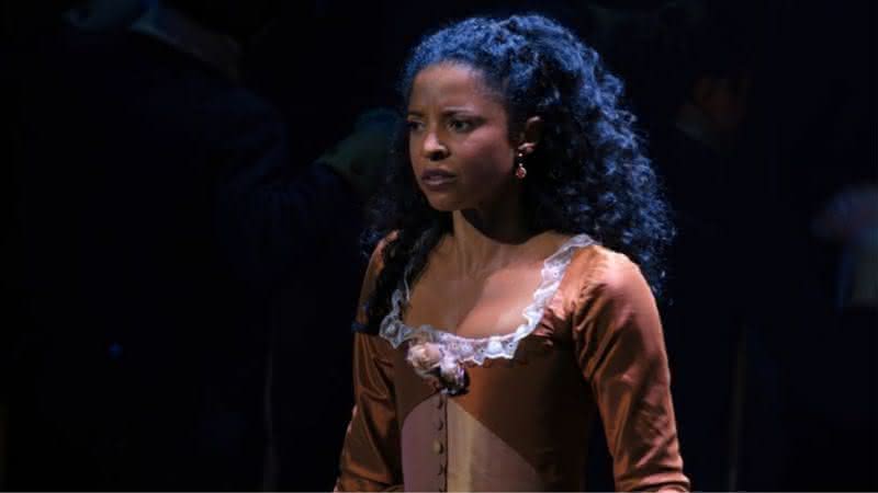 Renée Elise Goldsberry em "Hamilton - Reprodução/Disney+