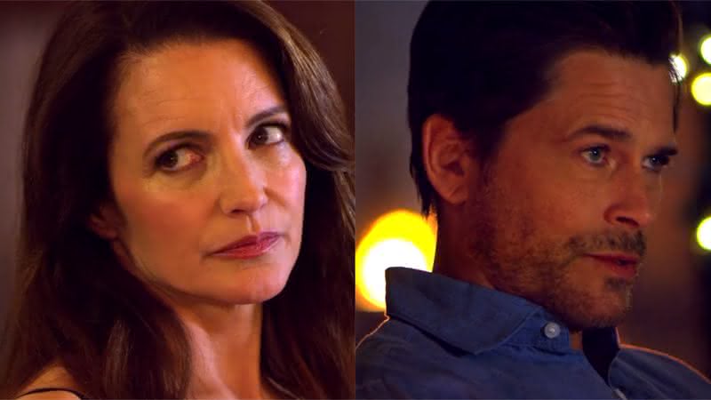 Kristin Davis e Rob Lowe no trailer - Reprodução/YouTube